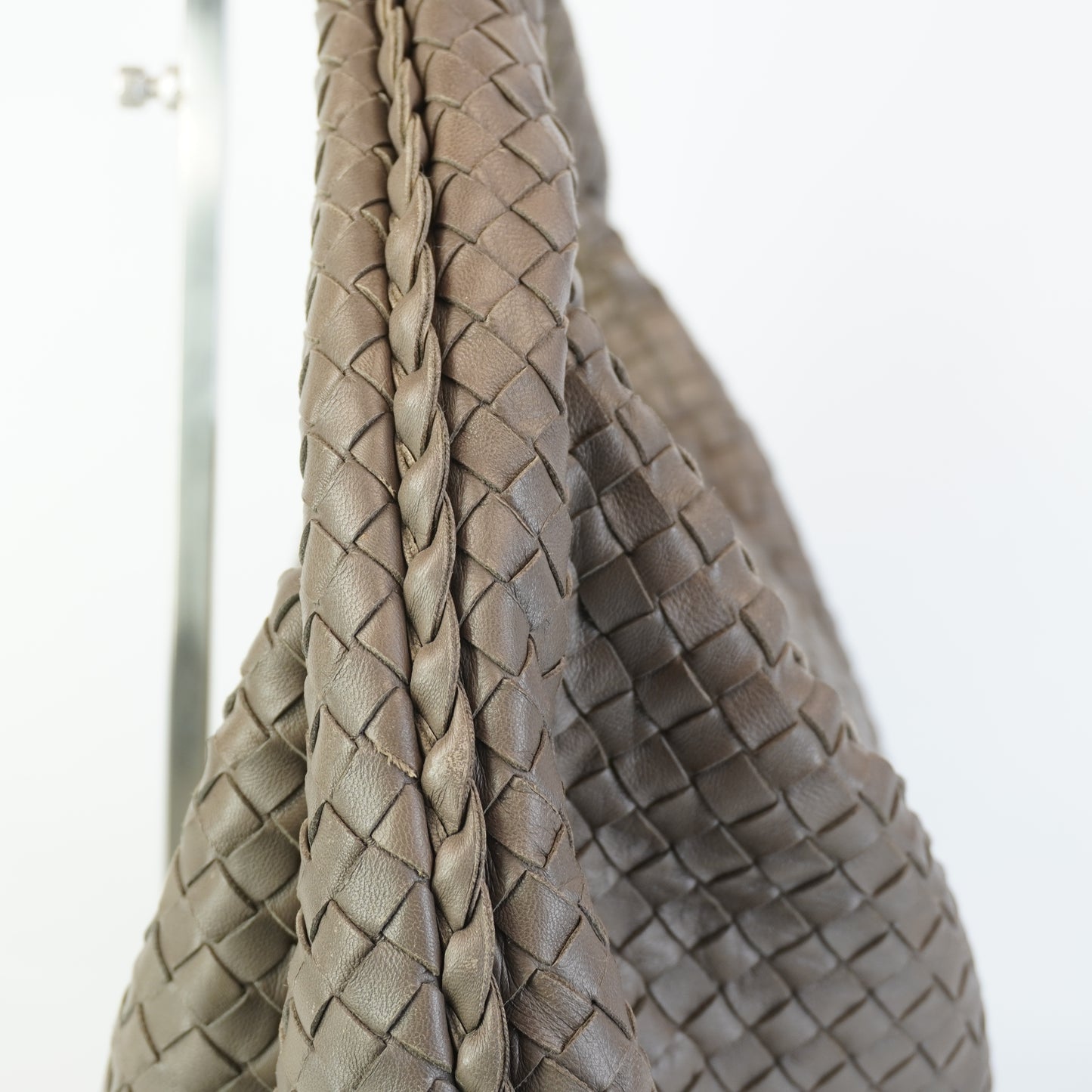 Bottega Veneta Intrecciato Sloane Hobo Taupe