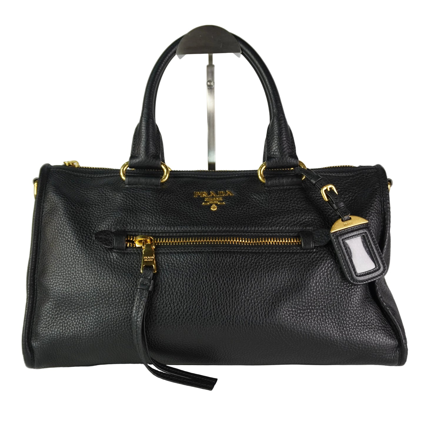 Prada Vitello Daino Black
