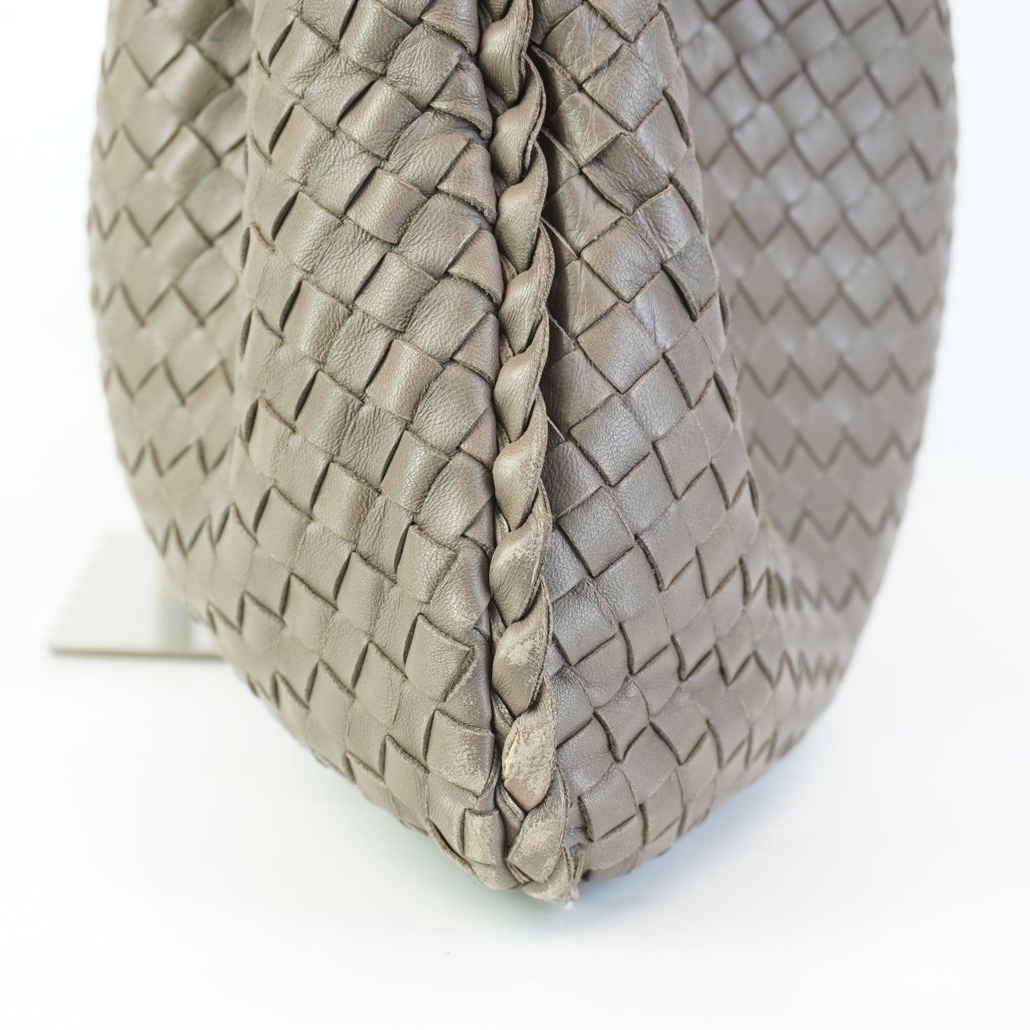 Bottega Veneta Intrecciato Sloane Hobo Taupe