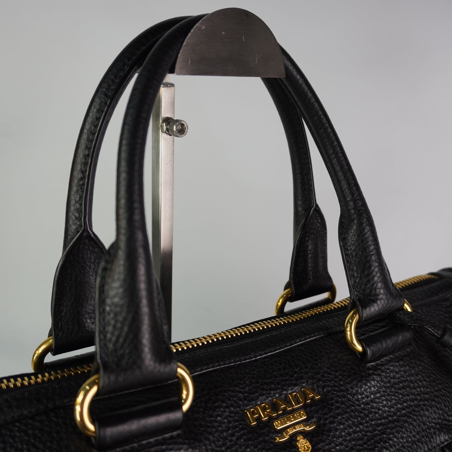 Prada Vitello Daino Black