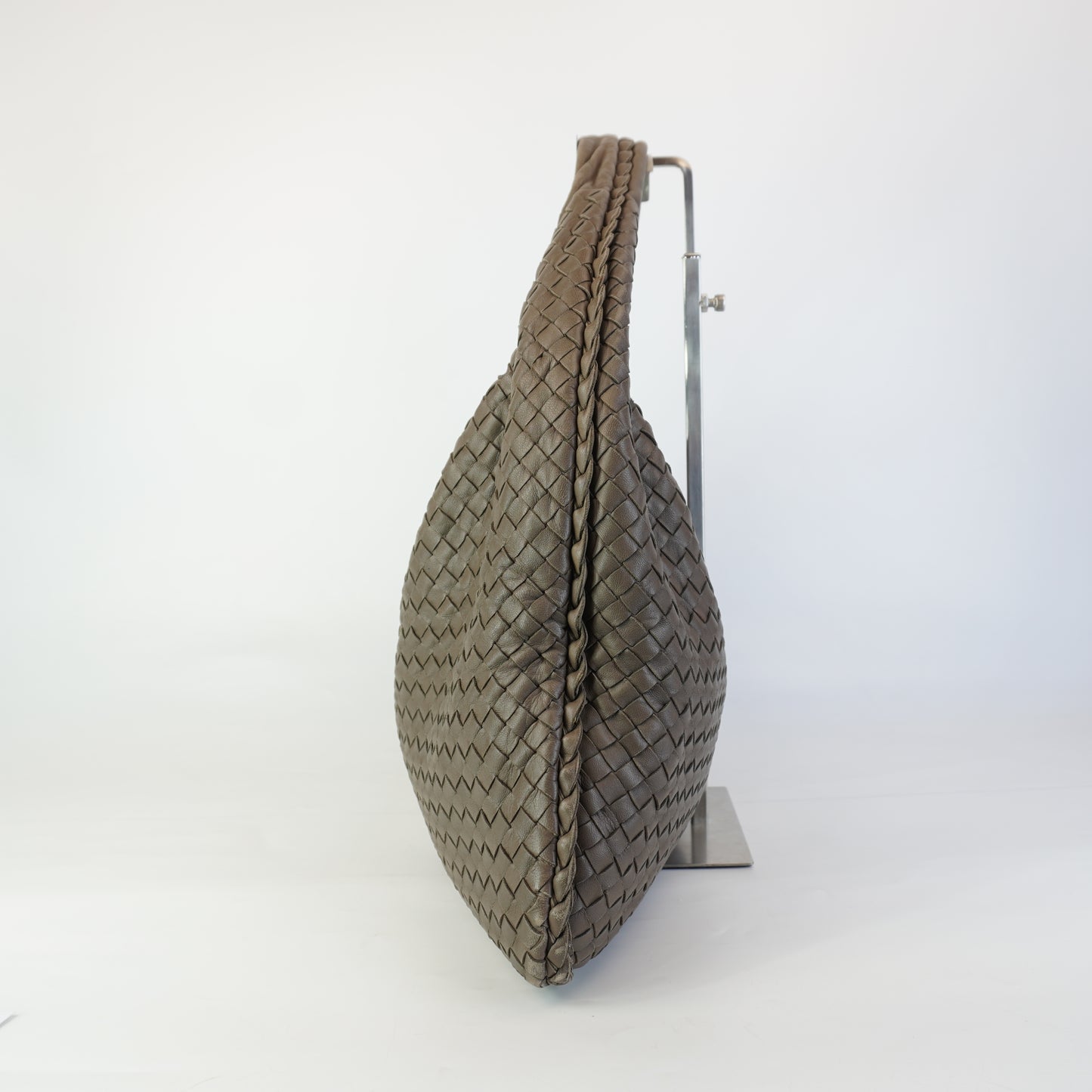 Bottega Veneta Intrecciato Sloane Hobo Taupe