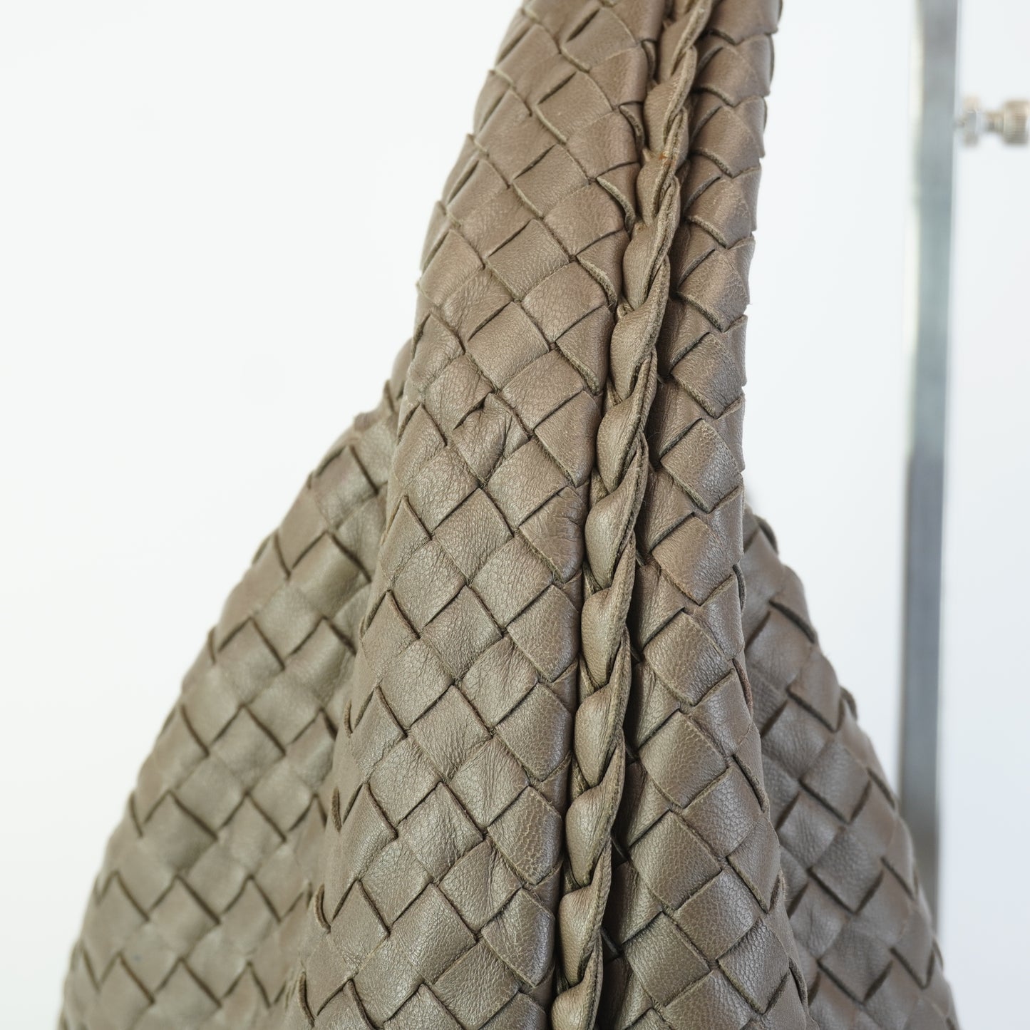 Bottega Veneta Intrecciato Sloane Hobo Taupe