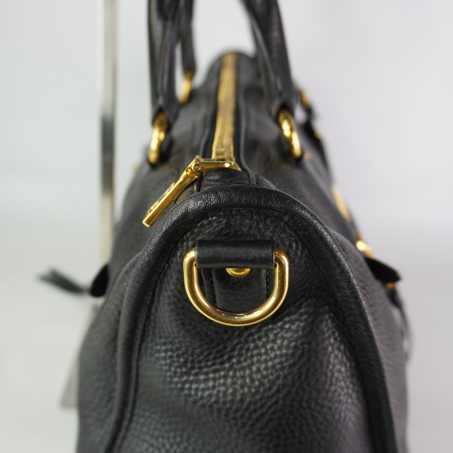Prada Vitello Daino Black