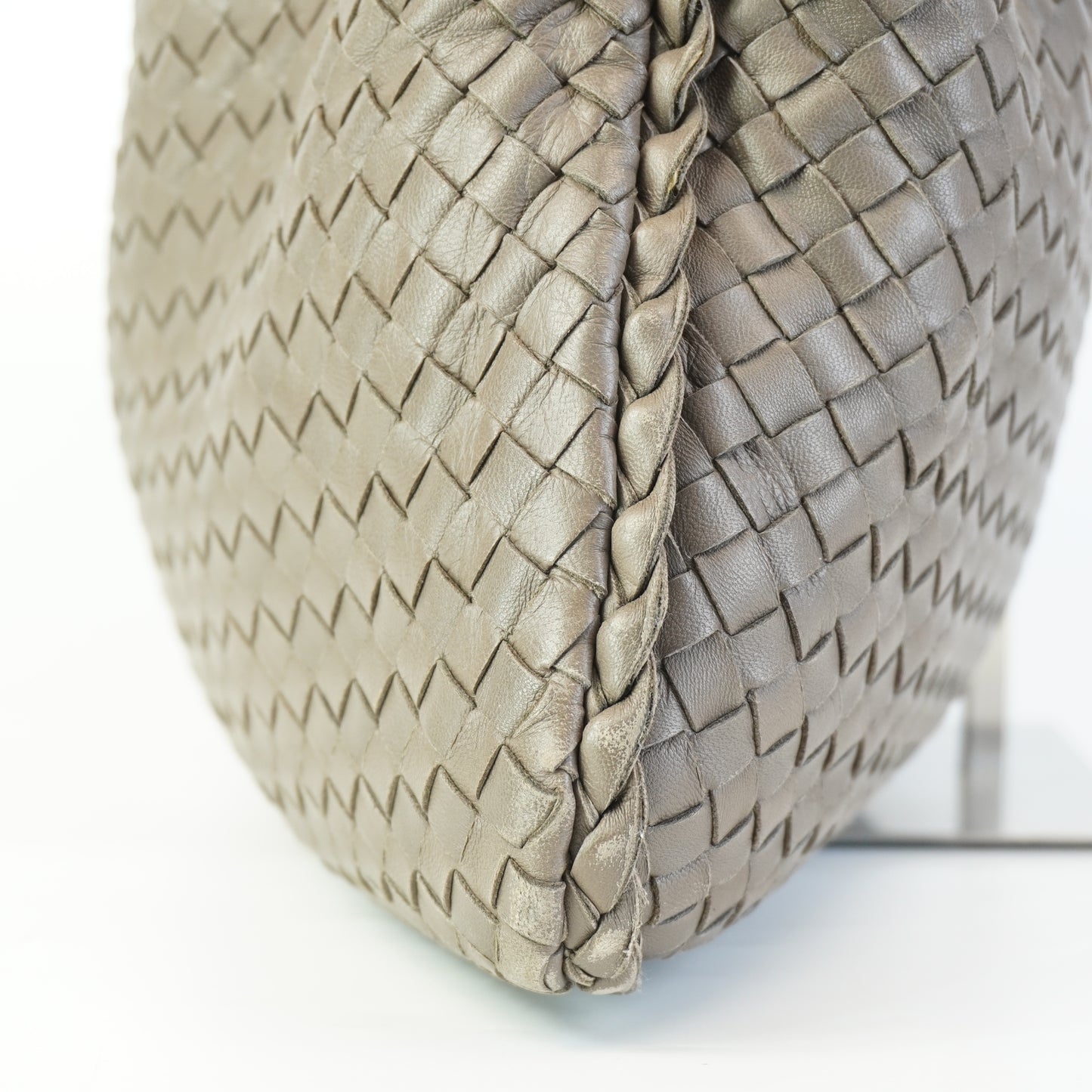 Bottega Veneta Intrecciato Sloane Hobo Taupe