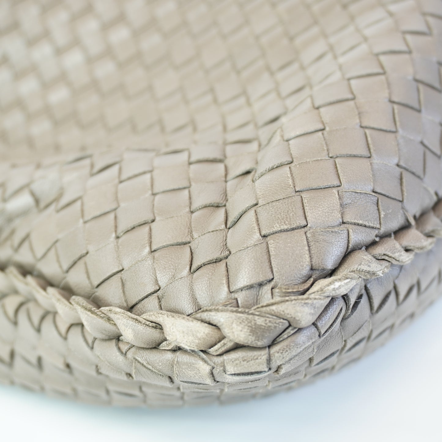 Bottega Veneta Intrecciato Sloane Hobo Taupe