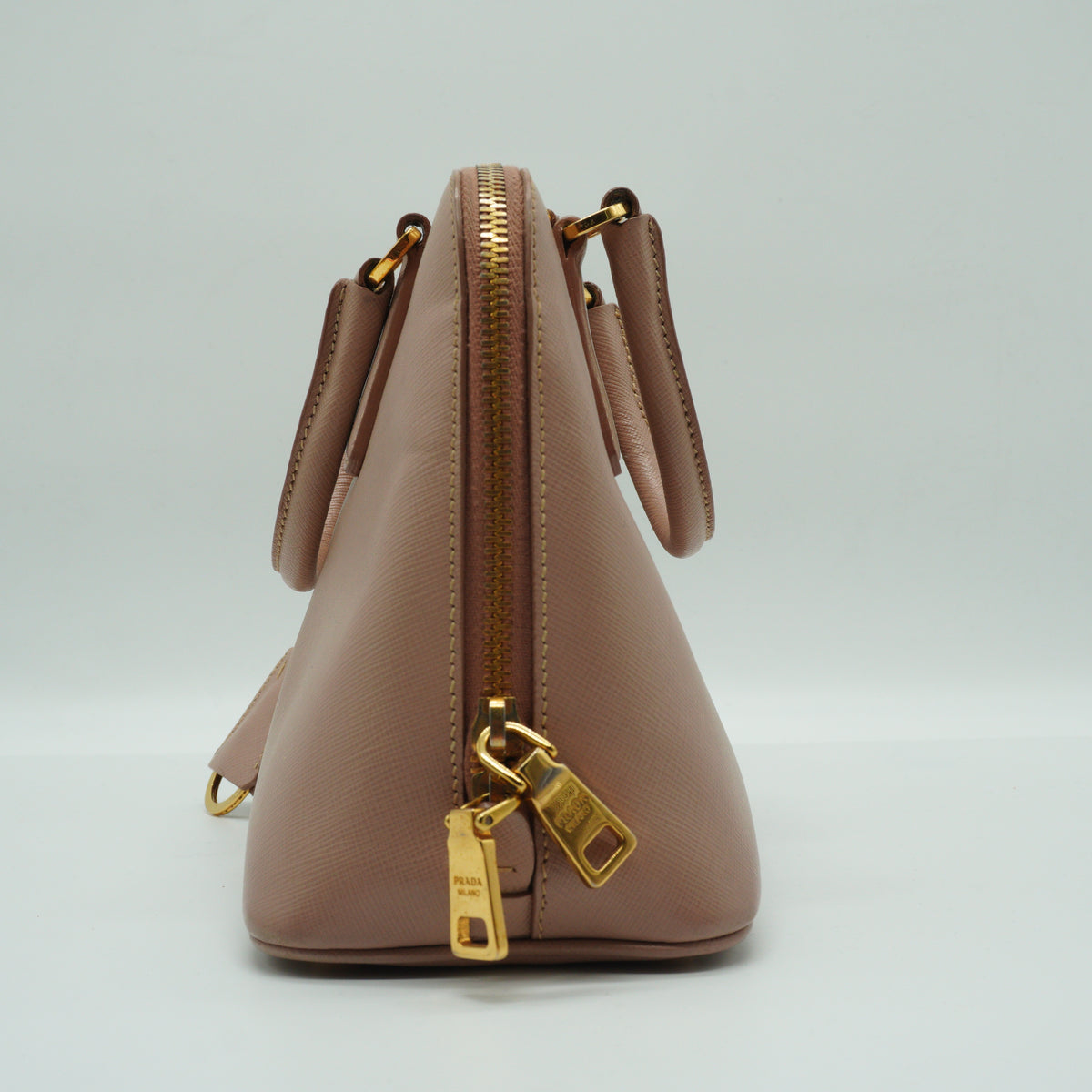 Prada Small Saffiano Nude Pink GHW