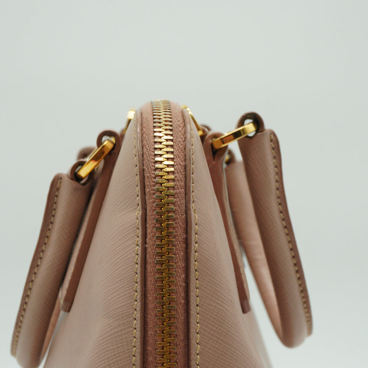 Prada Small Saffiano Nude Pink GHW