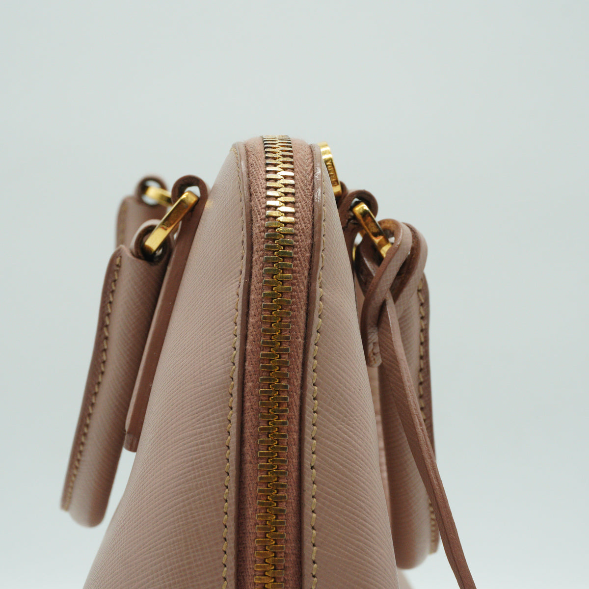 Prada Small Saffiano Nude Pink GHW