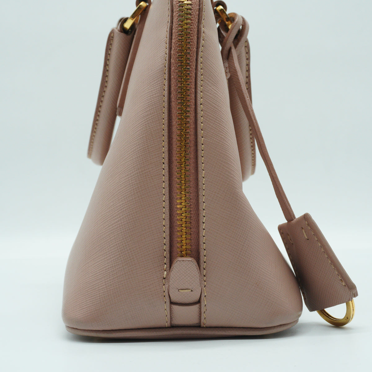 Prada Small Saffiano Nude Pink GHW