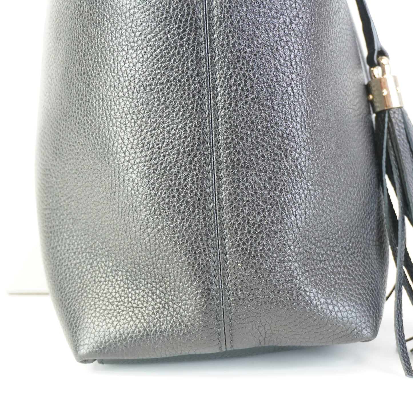 Gucci Soho Chain Tote Black Large GHW