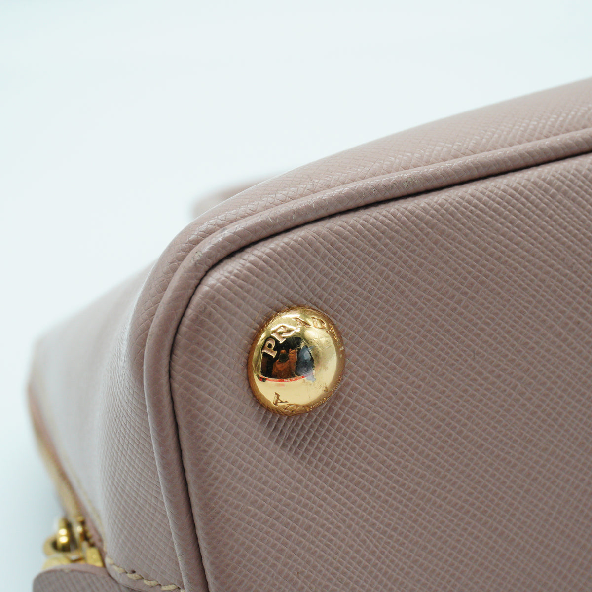 Prada Small Saffiano Nude Pink GHW