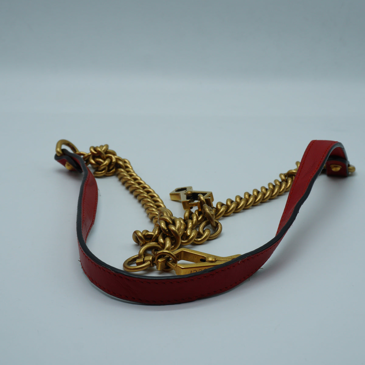 Gucci GG Marmont Top Handle medium Red GHW