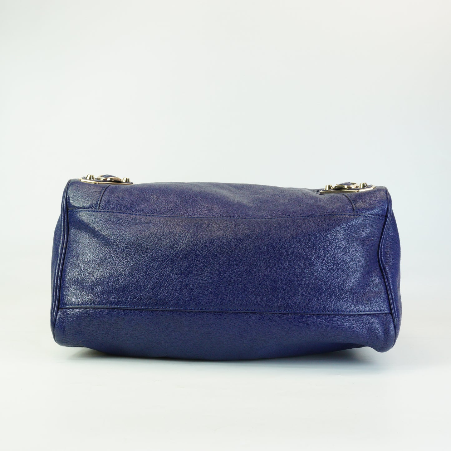Balenciaga	Motocross Metallic Edge City Bag Blue Obscur Medium GHW