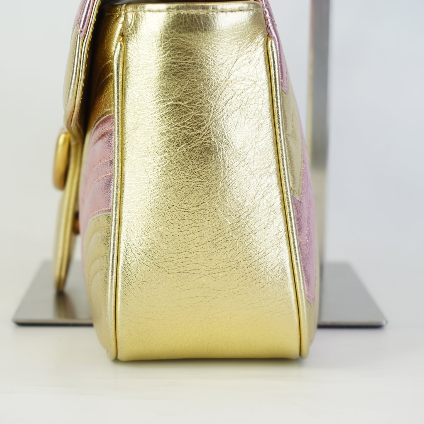 Gucci GG Marmont Matelasse Shoulder Bag GHW Medium