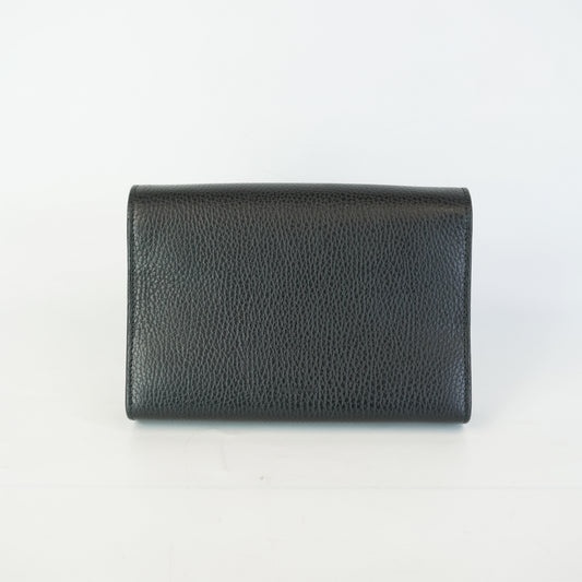 Gucci Dionysus Black Pebbled Mini Chain