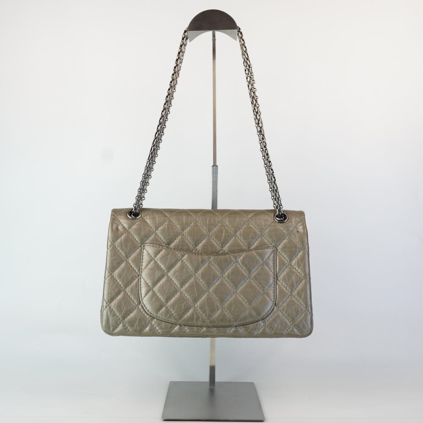 Chanel Double Flap Gray