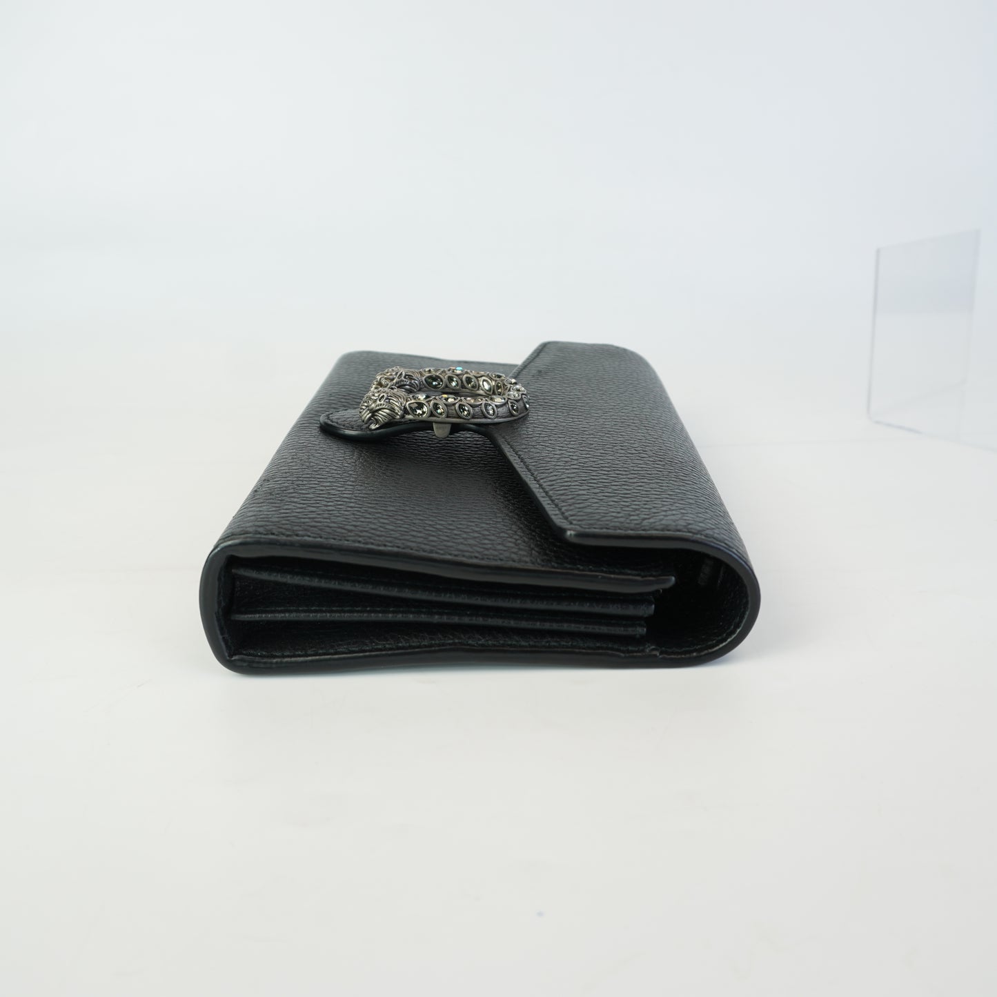 Gucci Dionysus Black Pebbled Mini Chain