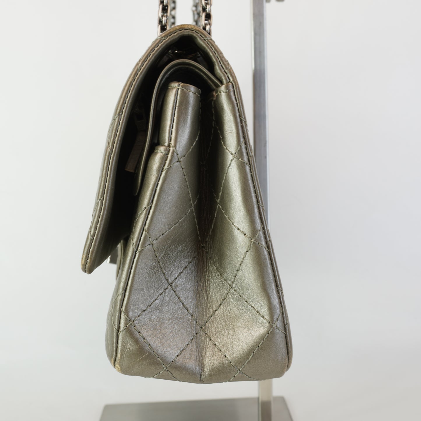Chanel Double Flap Gray