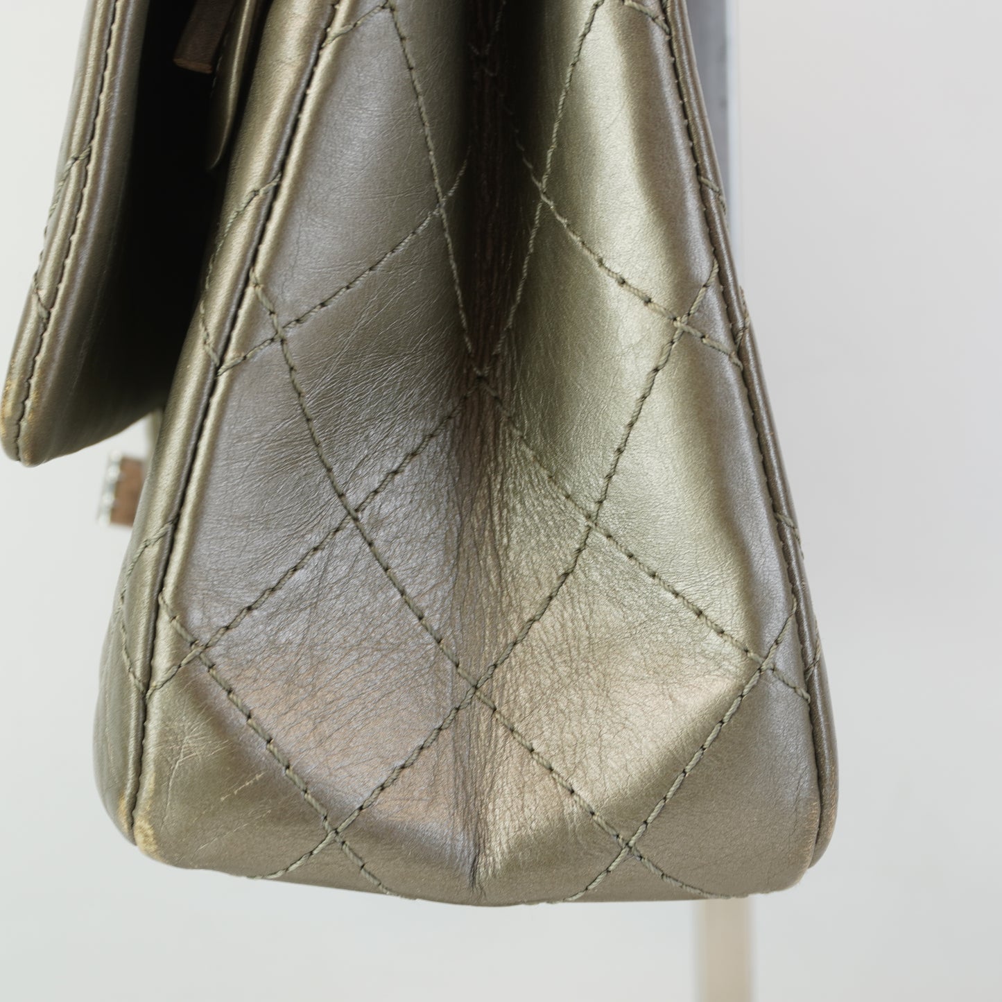 Chanel Double Flap Gray