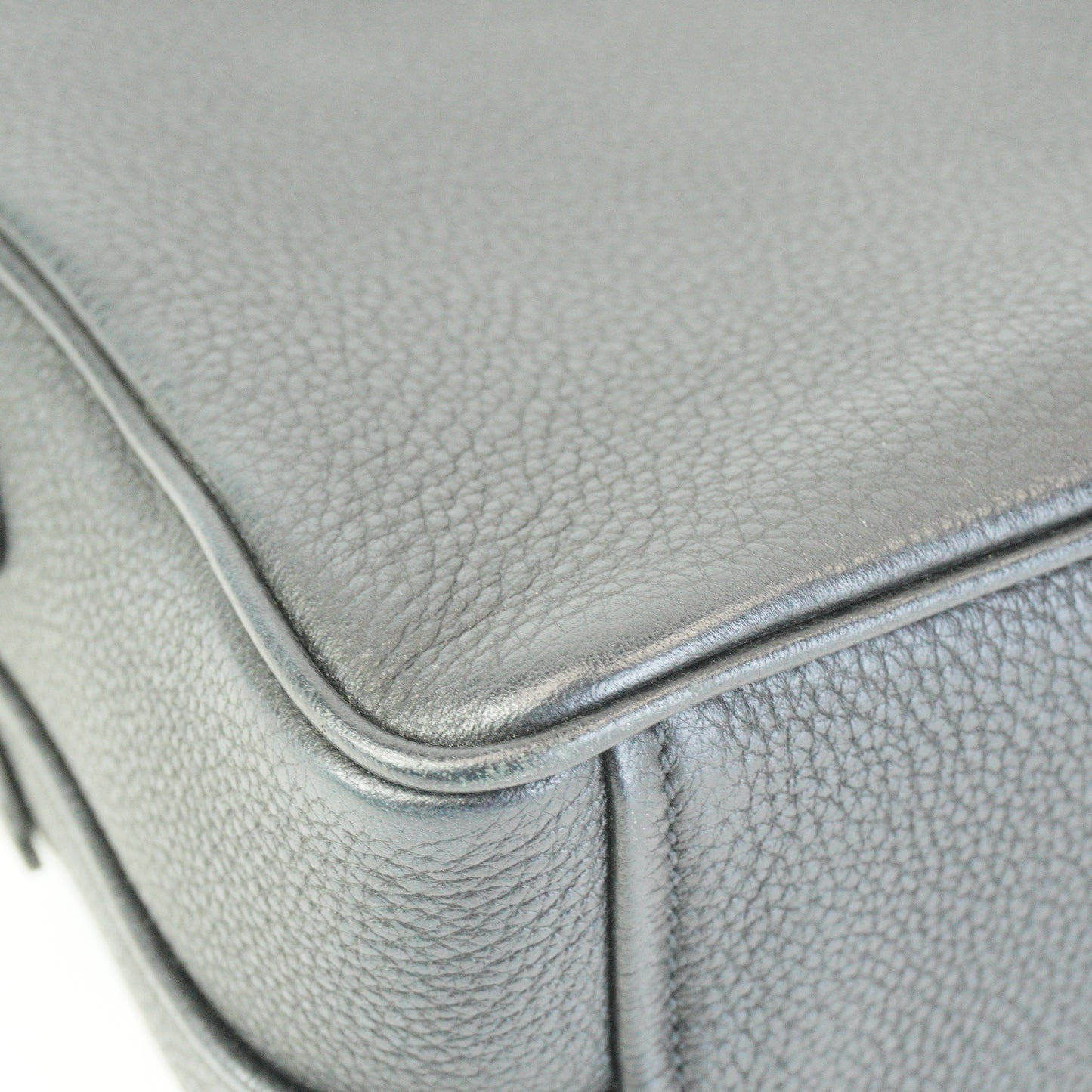 Prada Vitello Daino Double Zip Camera Bag Black Small  GHW