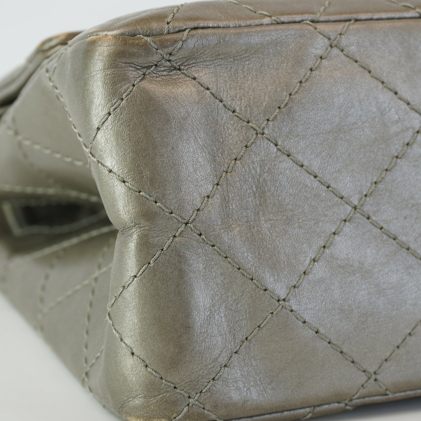 Chanel Double Flap Gray