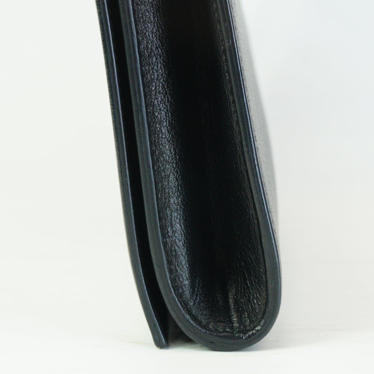YSL	Belle de jour Black Leather Clutch GHW