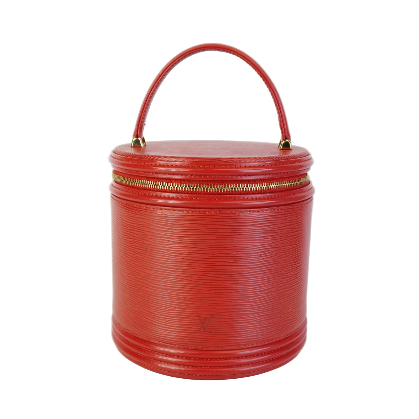 Louis Vuitton	Cannes Vanity Bag Red GHW