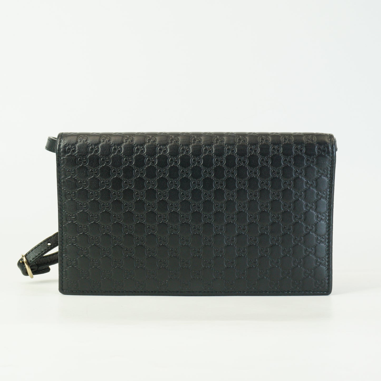 Gucci Microguccissima Leather Crossbody Wallet