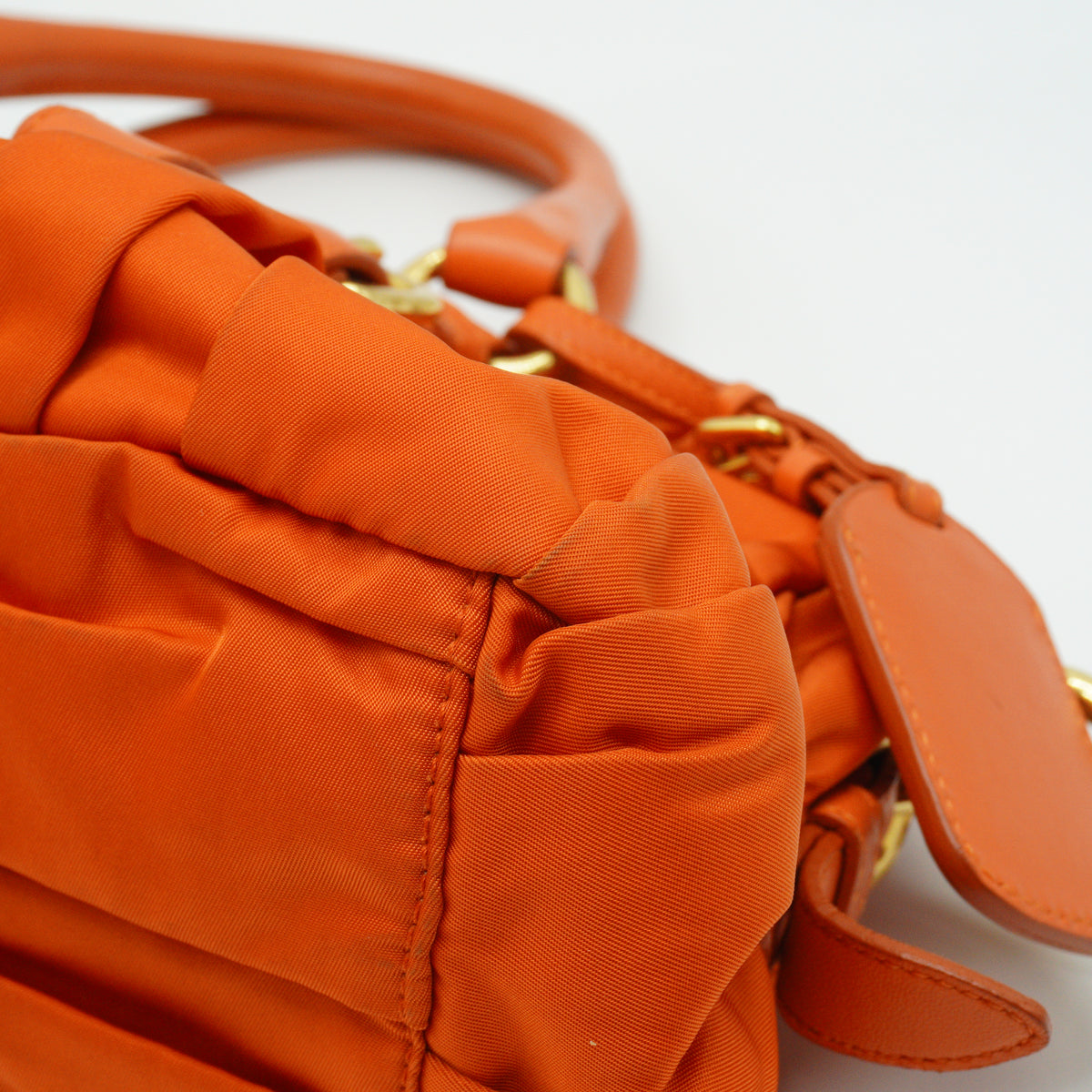 Prada Tessuto Gaufre Convertible Satchel Large GHW