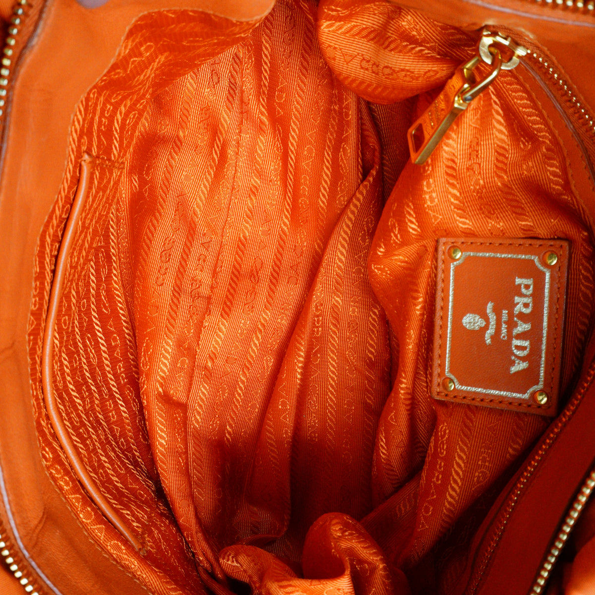 Prada Tessuto Gaufre Convertible Satchel Large GHW