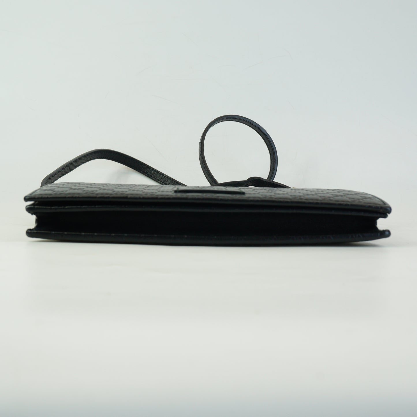 Gucci Microguccissima Leather Crossbody Wallet