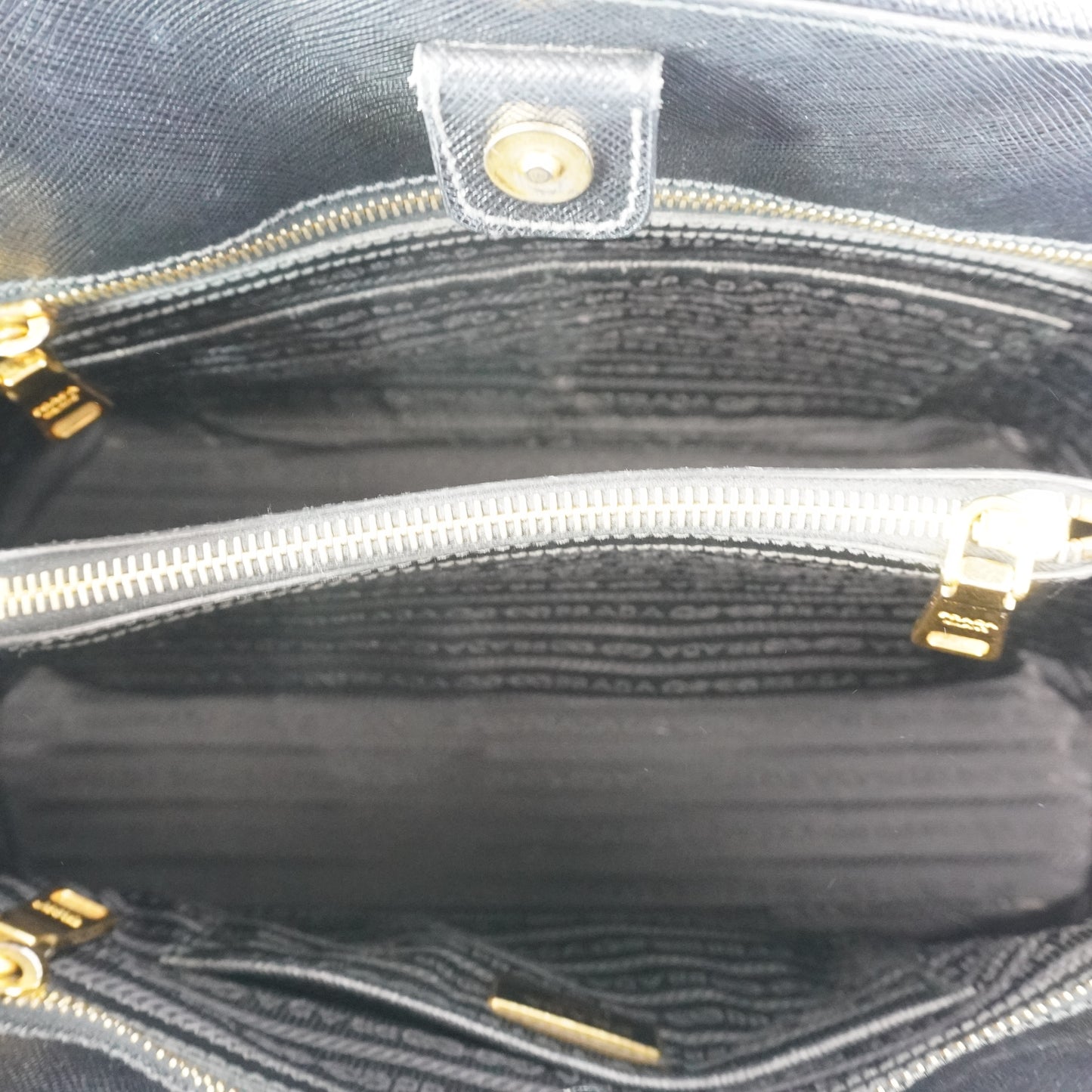 Prada Saffiano Lux Promenade Bag GHW Medium