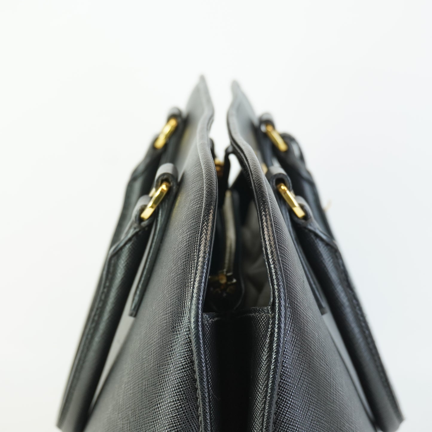 Prada Saffiano Lux Promenade Bag GHW Medium