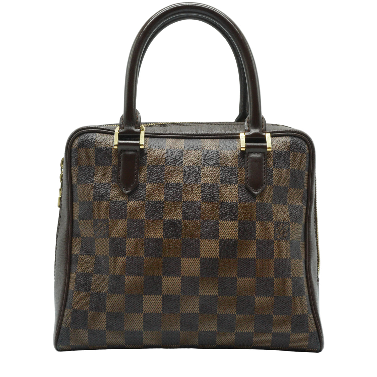 Louis Vuitton	Damier Ebene Brera Handbag Medium GHW