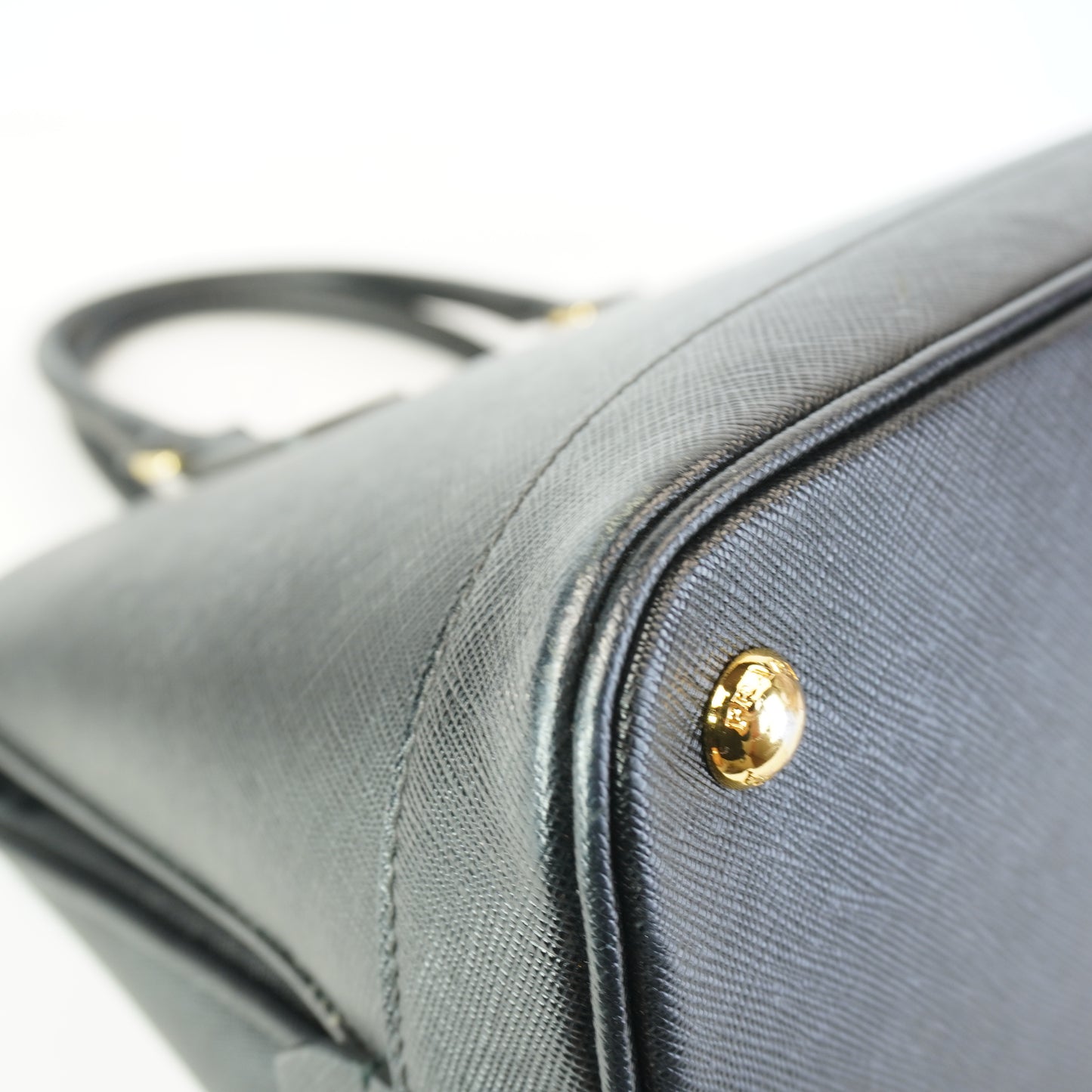 Prada Saffiano Lux Promenade Bag GHW Medium