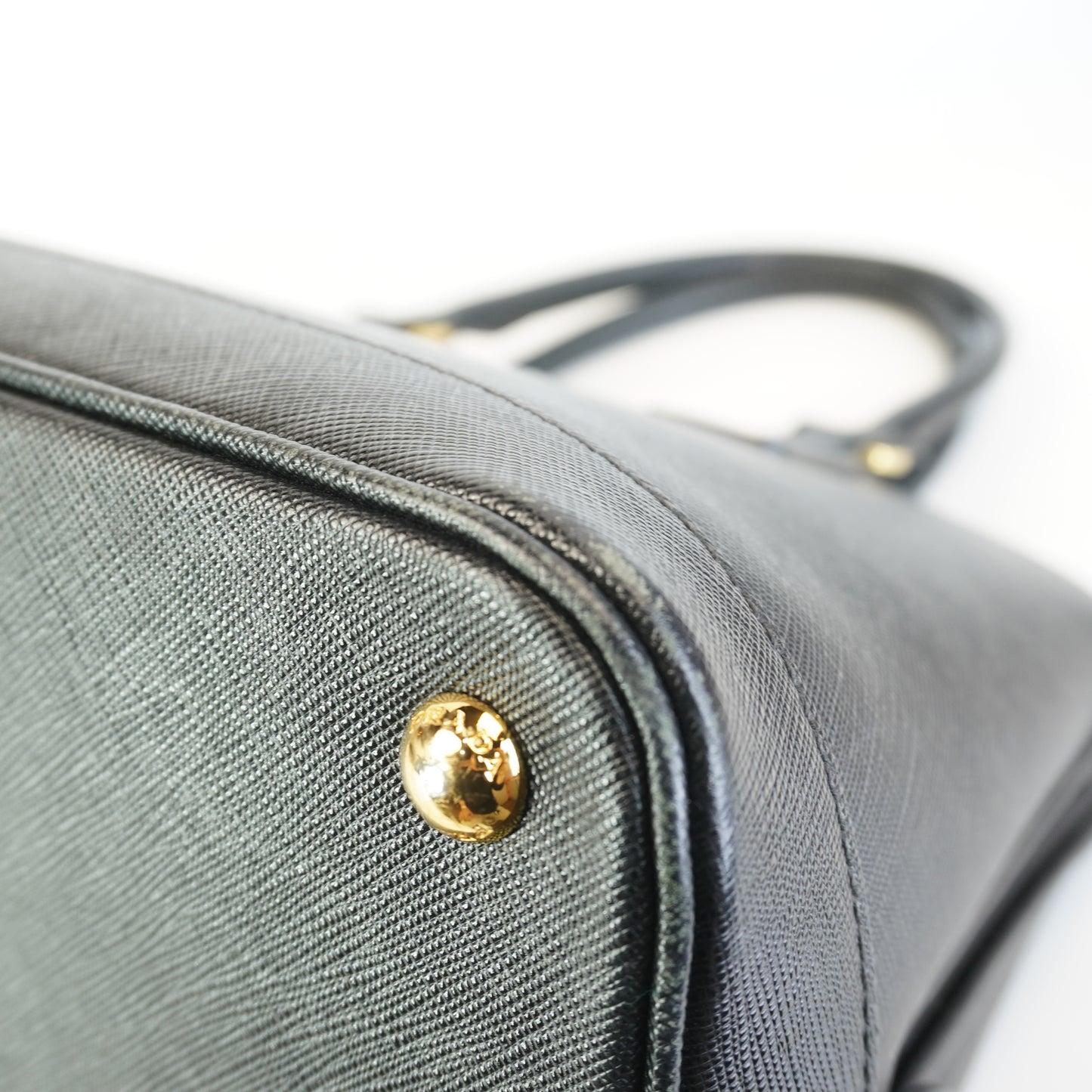 Prada Saffiano Lux Promenade Bag GHW Medium