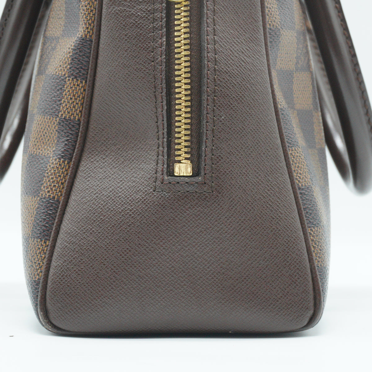 Louis Vuitton	Damier Ebene Brera Handbag Medium GHW