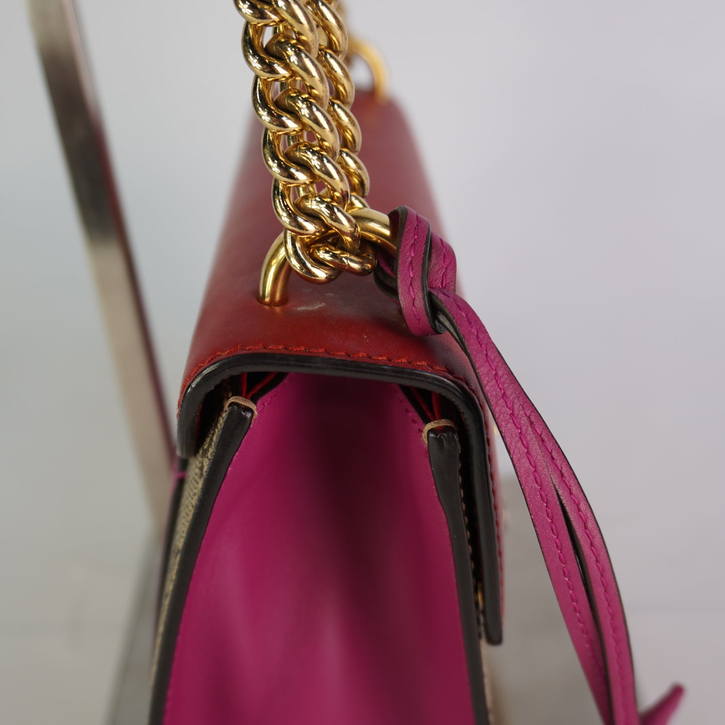 Gucci Interlocking Red & Pink