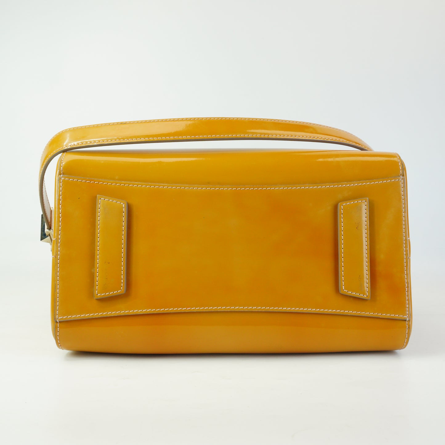 Givenchy Antigona Patent Mustard Medium SHW