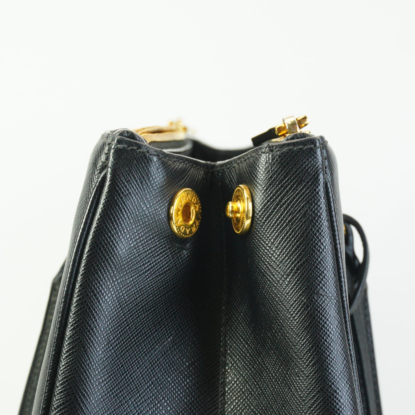 Prada Galleria Medium Saffiano Black GHW