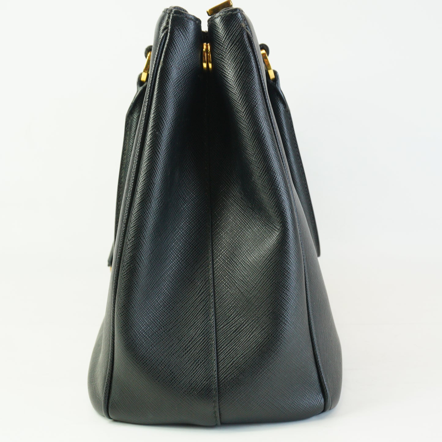 Prada Galleria Medium Saffiano Black GHW