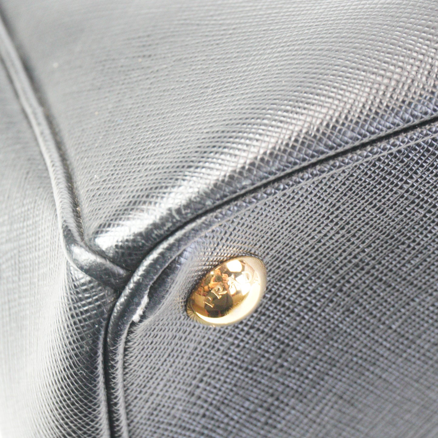 Prada Galleria Medium Saffiano Black GHW