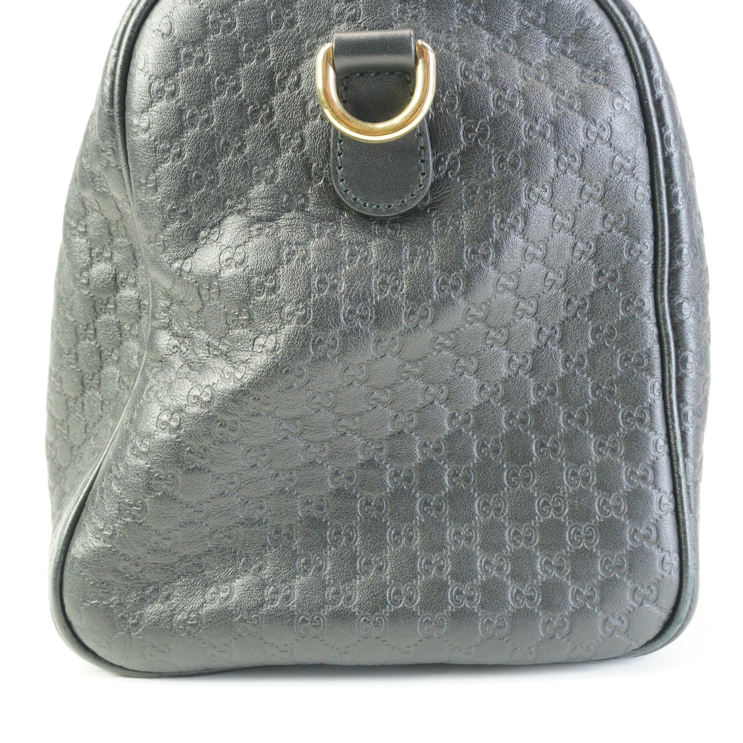 Gucci Boston Microguccissima Black Leather Medium GHW