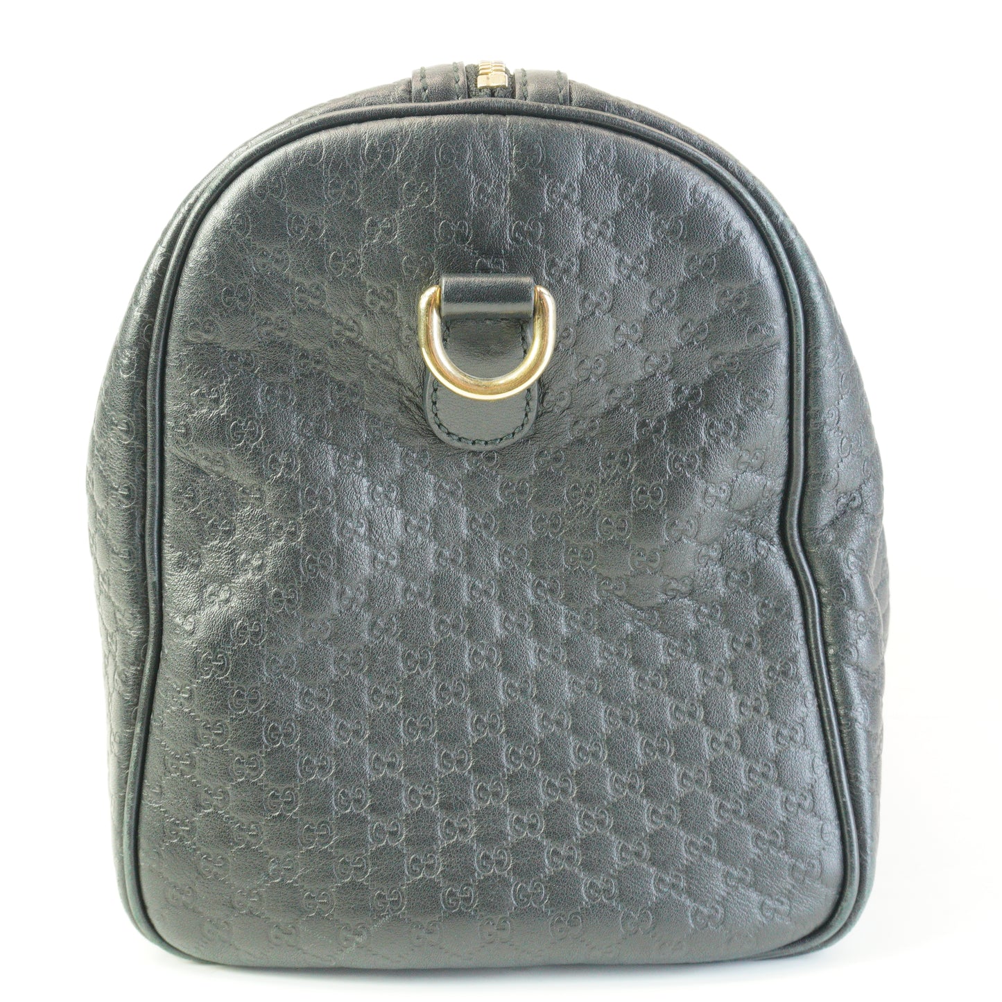 Gucci Boston Microguccissima Black Leather Medium GHW