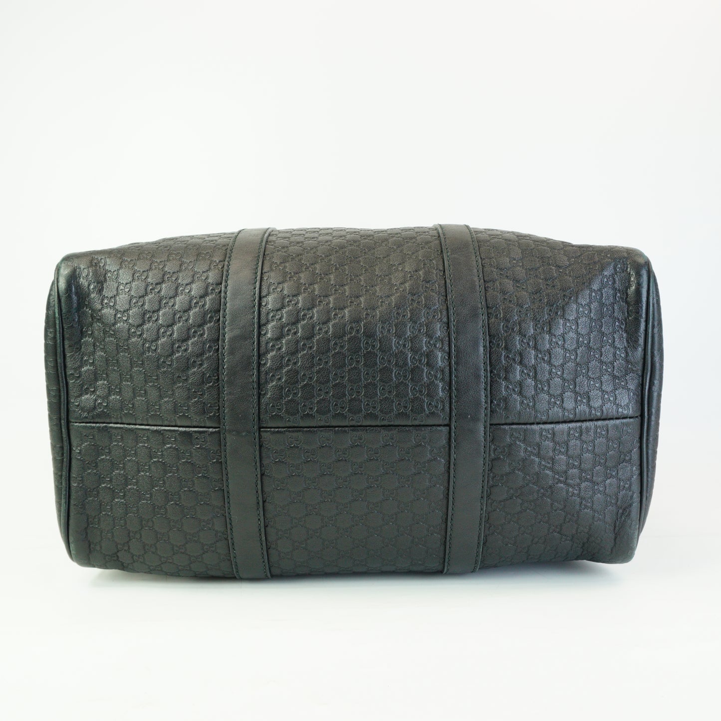 Gucci Boston Microguccissima Black Leather Medium GHW