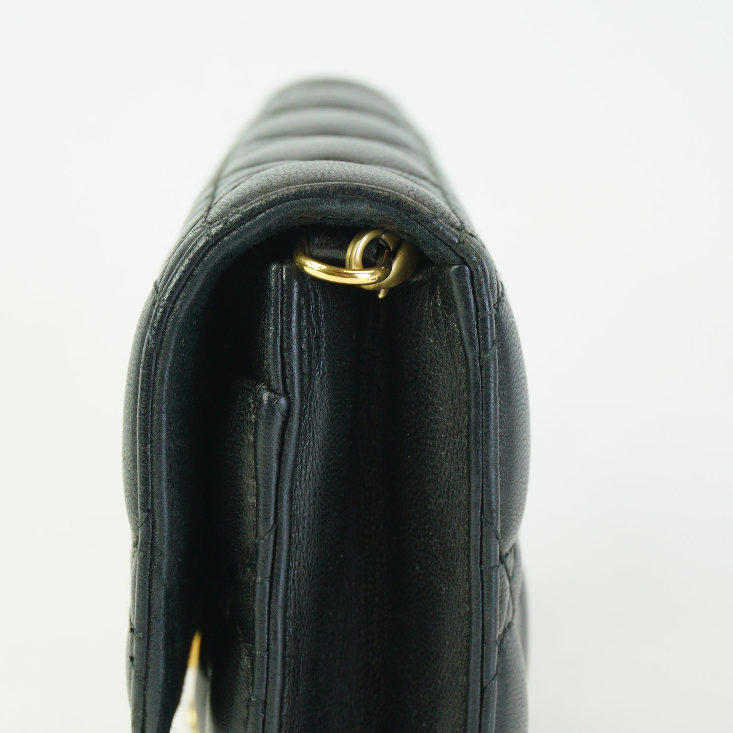 Dior	Cannage Black Wallet On Chain GHW