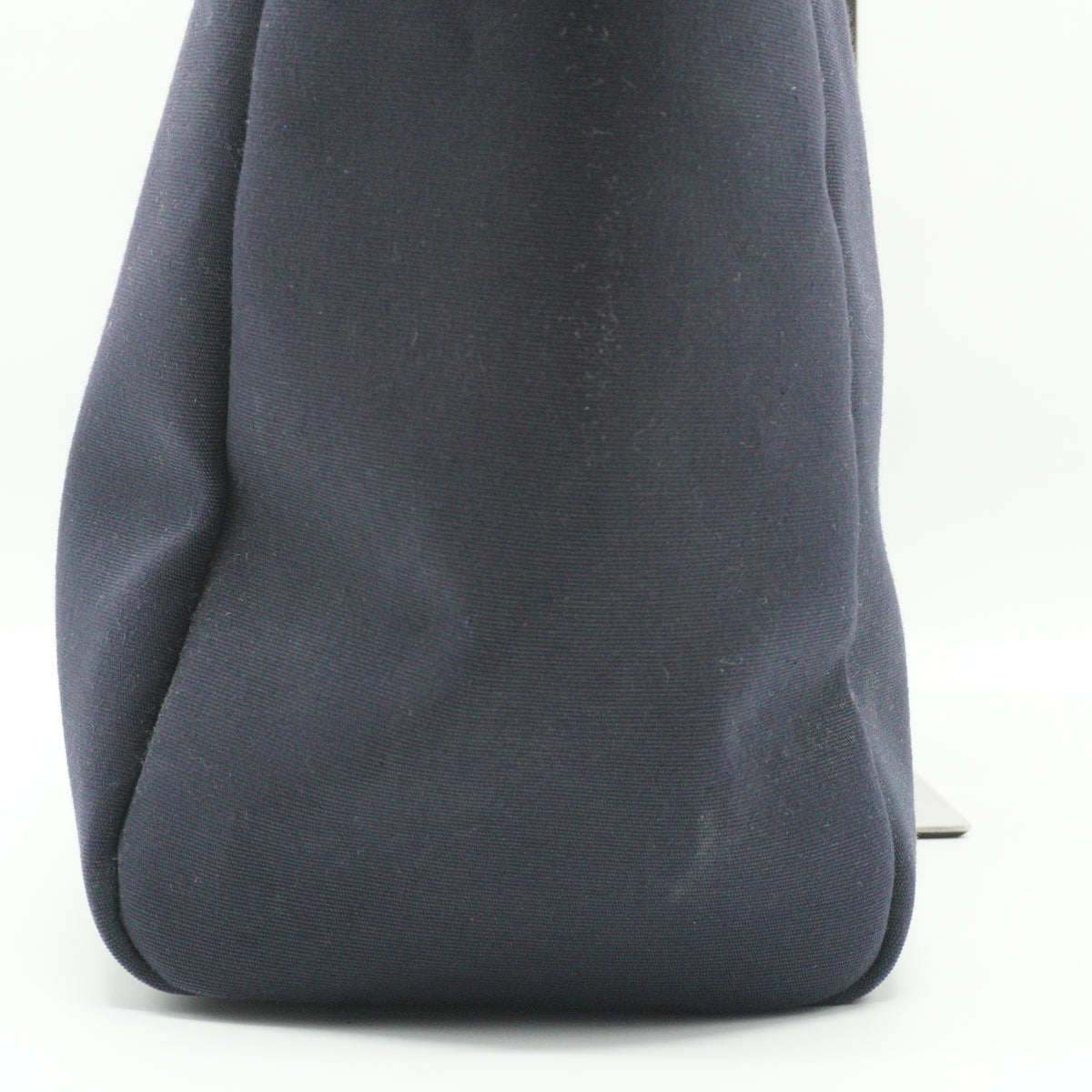 Hermes	Herbag Cabas Large Navy Blue Canvas and Leather SHW