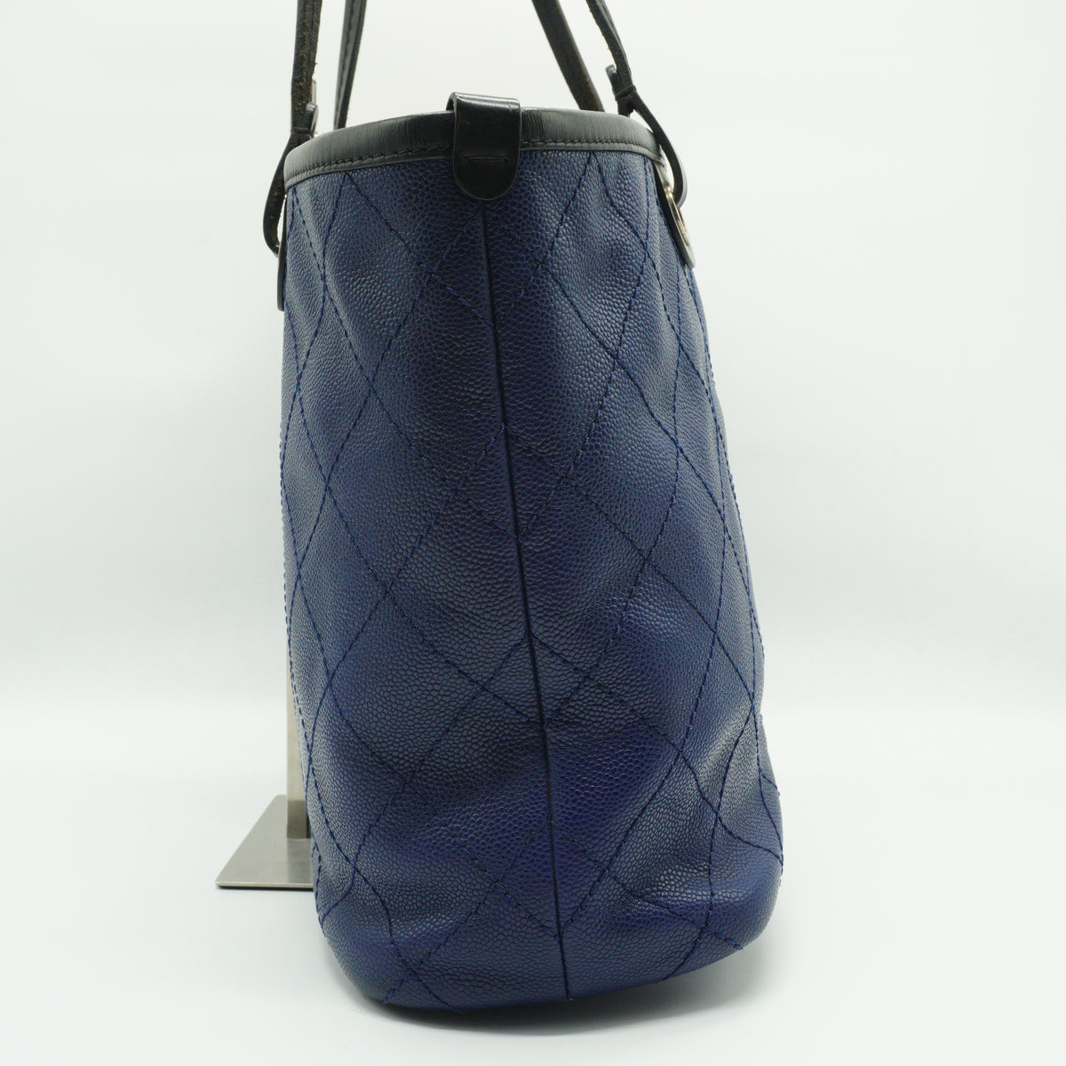 Chanel Shopping Fever Tote Medium Blue SHW
