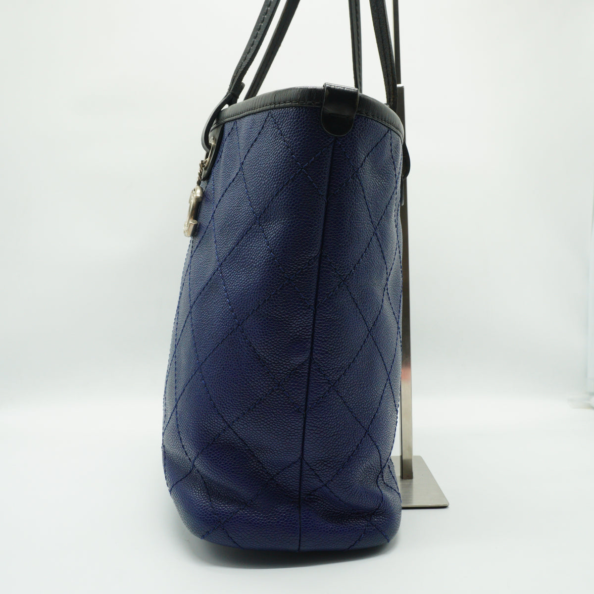 Chanel Shopping Fever Tote Medium Blue SHW