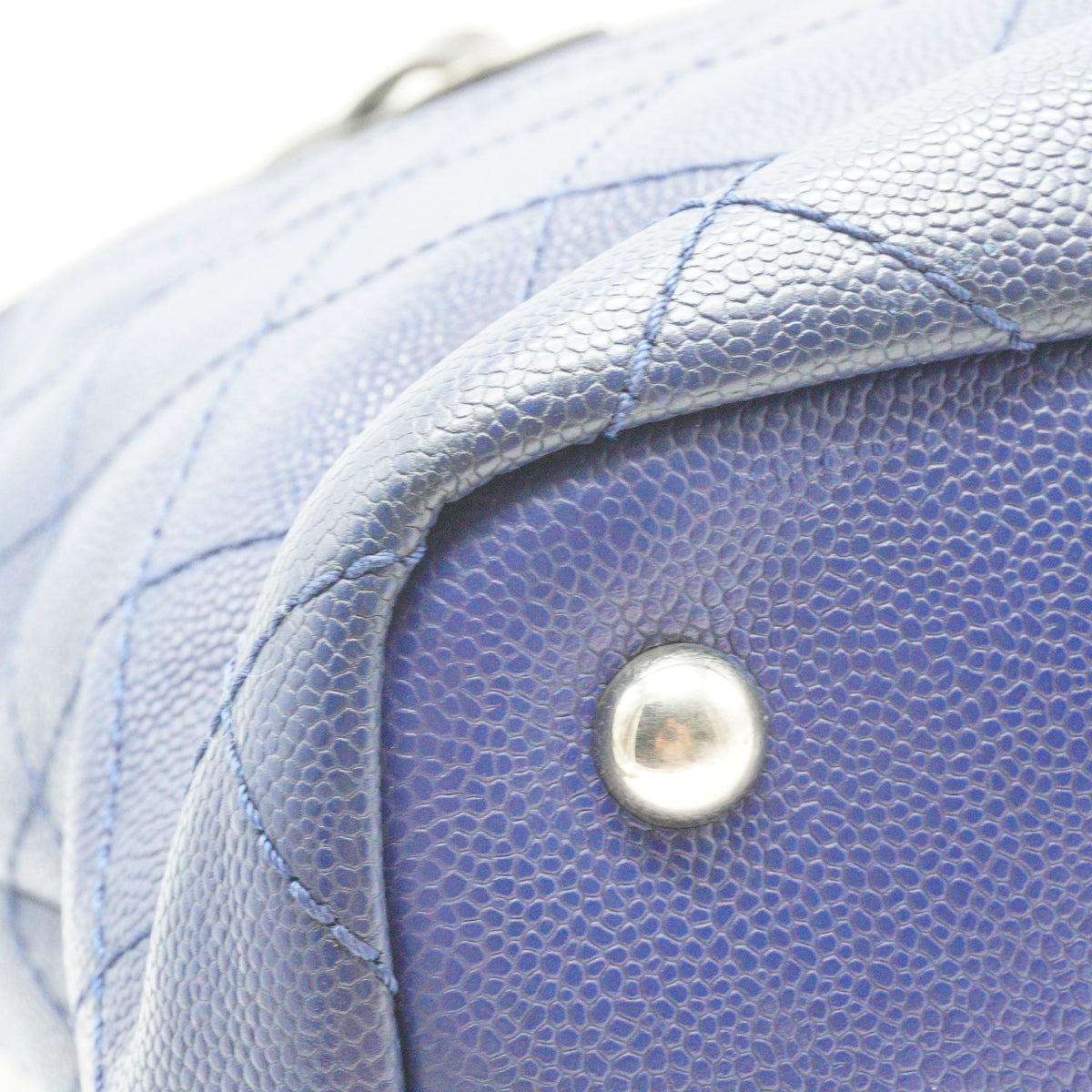 Chanel Shopping Fever Tote Medium Blue SHW